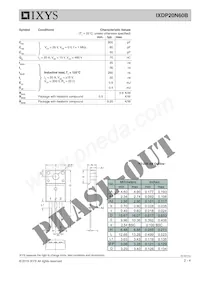 IXDP20N60B Datasheet Pagina 2