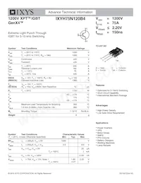 IXYH75N120B4 Datenblatt Cover