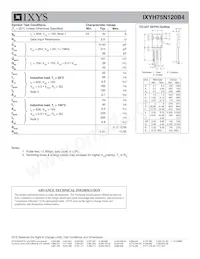 IXYH75N120B4 Datasheet Pagina 2