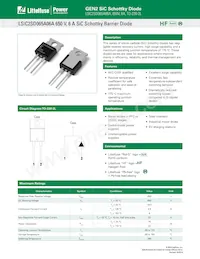 LSIC2SD065A06A Datasheet Cover