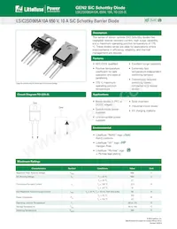 LSIC2SD065A10A Datasheet Cover