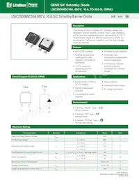 LSIC2SD065C10A Datasheet Cover