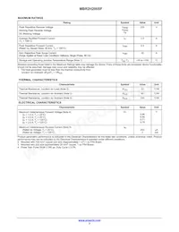 MBR2H200SFT1G Datasheet Pagina 2
