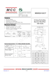 MBRD6100CT-TP Datasheet Copertura
