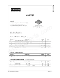 MBRS320數據表 頁面 2