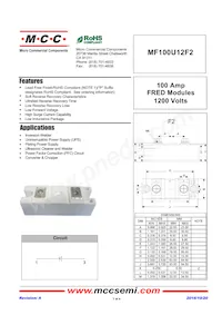 MF100U12F2-BP Datasheet Copertura