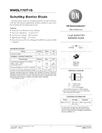 MMDL770T1G Datasheet Cover