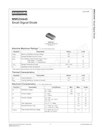 MMSD4448 Datasheet Page 2