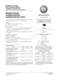 MURD530T4G 데이터 시트 표지