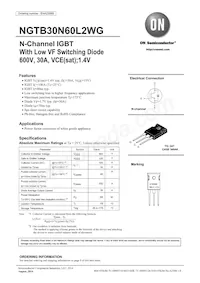 NGTB30N60L2WG Datenblatt Cover