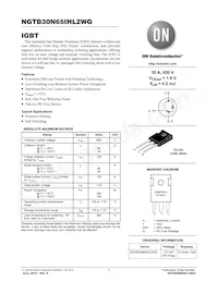 NGTB30N65IHL2WG Datenblatt Cover