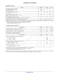 NHPM220T3G數據表 頁面 2