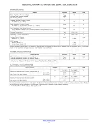 NRVBA140T3G-VF01 Datasheet Page 2