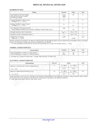 NRVBA160T3G-VF01 Datasheet Pagina 2