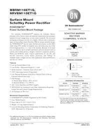 NRVBM110ET1G Datasheet Cover