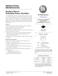 NRVBS540T3G Datasheet Cover