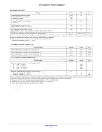 NRVTS260ESFT3G Datasheet Page 2