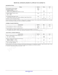 NRVUA110VT3G Datasheet Page 2