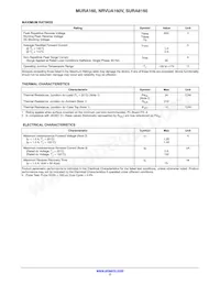 NRVUA160VT3G Datasheet Pagina 2