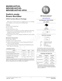 NRVUD340T4G-VF01數據表 封面