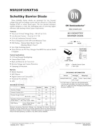 NSR20F30NXT5G Datasheet Cover