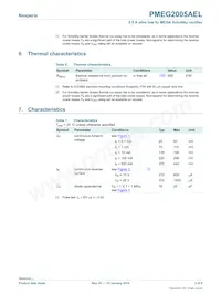 PMEG2005AEL Datasheet Pagina 3