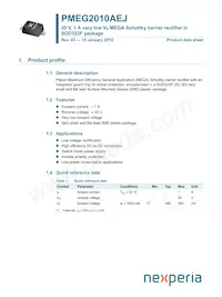 PMEG2010AEJ Datasheet Copertura