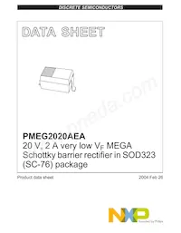 PMEG2020AEA Datasheet Page 2