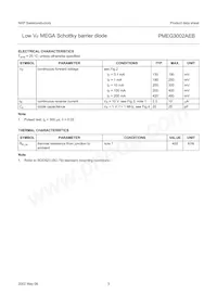 PMEG3002AEB Datasheet Page 4