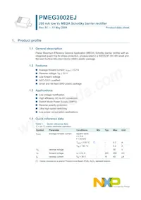 PMEG3002EJ Datasheet Page 2