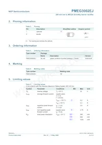 PMEG3002EJ Datasheet Page 3