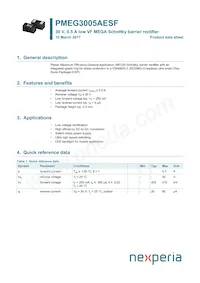 PMEG3005AESFYL Datasheet Copertura