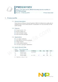 PMEG3015EV Datasheet Page 2