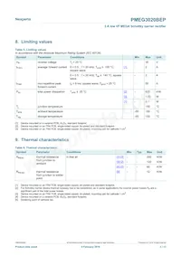 PMEG3020BEP Datasheet Page 3