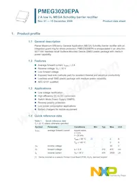 PMEG3020EPA Datasheet Pagina 2