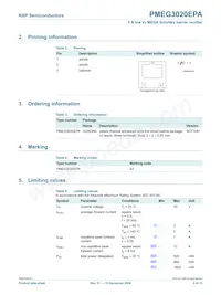 PMEG3020EPA Datasheet Pagina 3