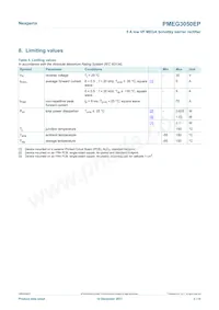 PMEG3050EP Datasheet Page 3