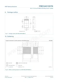 PMEG4015EPK Datasheet Pagina 11