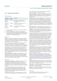 PMEG4050ETP Datasheet Pagina 12