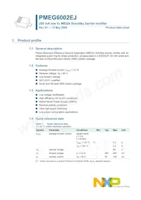 PMEG6002EJ Datasheet Page 2