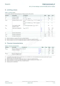 PMEG6020AELPX Datasheet Page 3