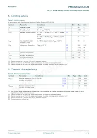 PMEG6020AELRX Datasheet Page 3