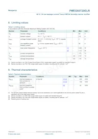 PMEG60T20ELRX Datasheet Page 3