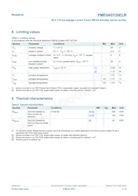 PMEG60T20ELRX Datasheet Pagina 3