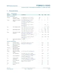 PSMN013-100XS數據表 頁面 6