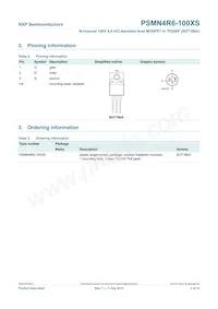 PSMN4R6-100XS Datasheet Page 3