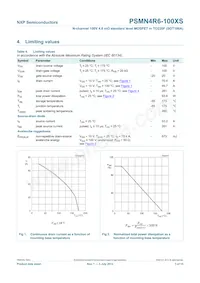 PSMN4R6-100XS Datasheet Page 4