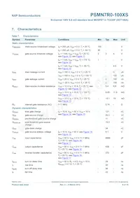 PSMN7R0-100XS數據表 頁面 7