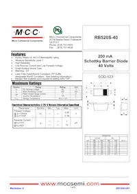 RB520S-40-TP Datenblatt Cover