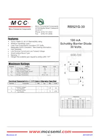 RB521G-30-TP Datasheet Cover